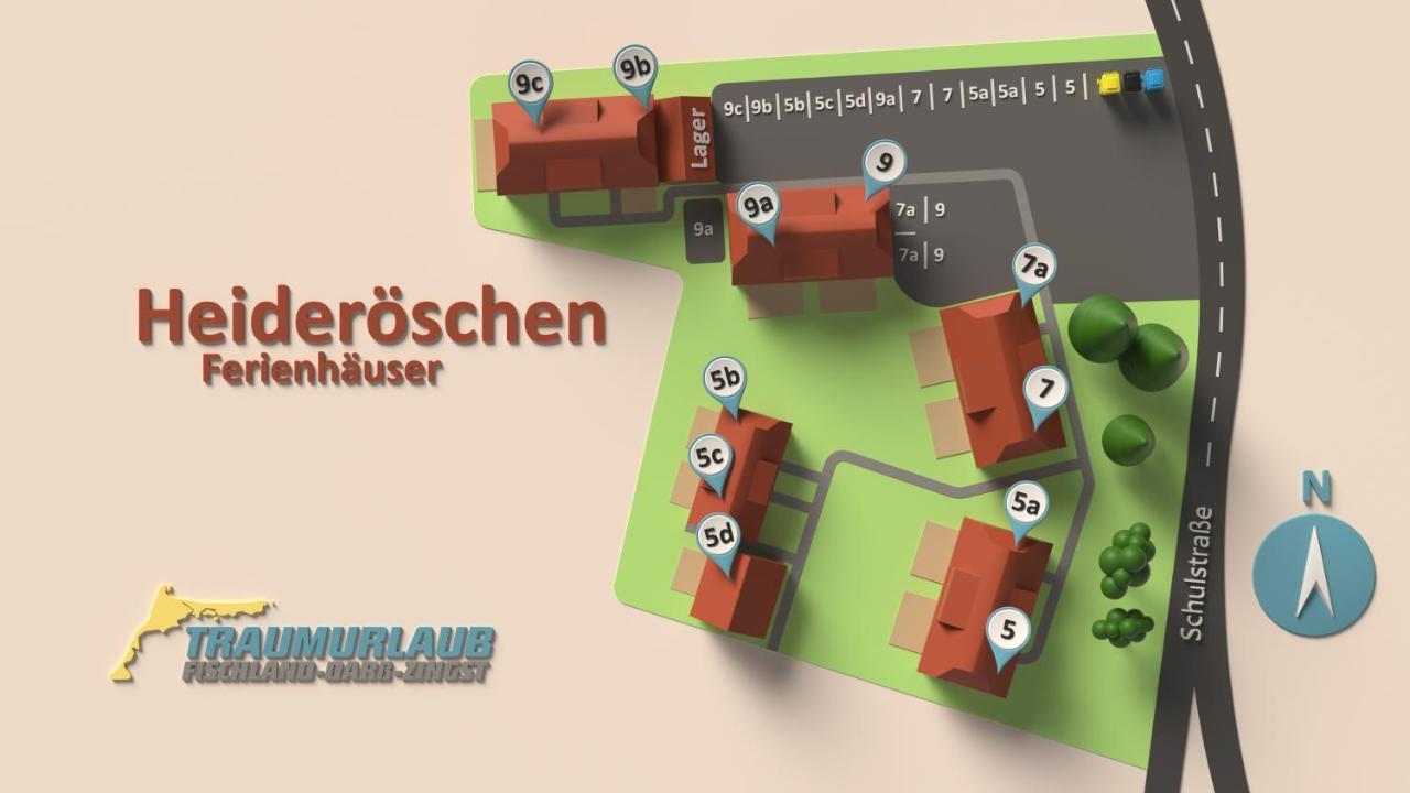 Heideroeschen Park Heideroeschen 9A Villa Zingst Kültér fotó